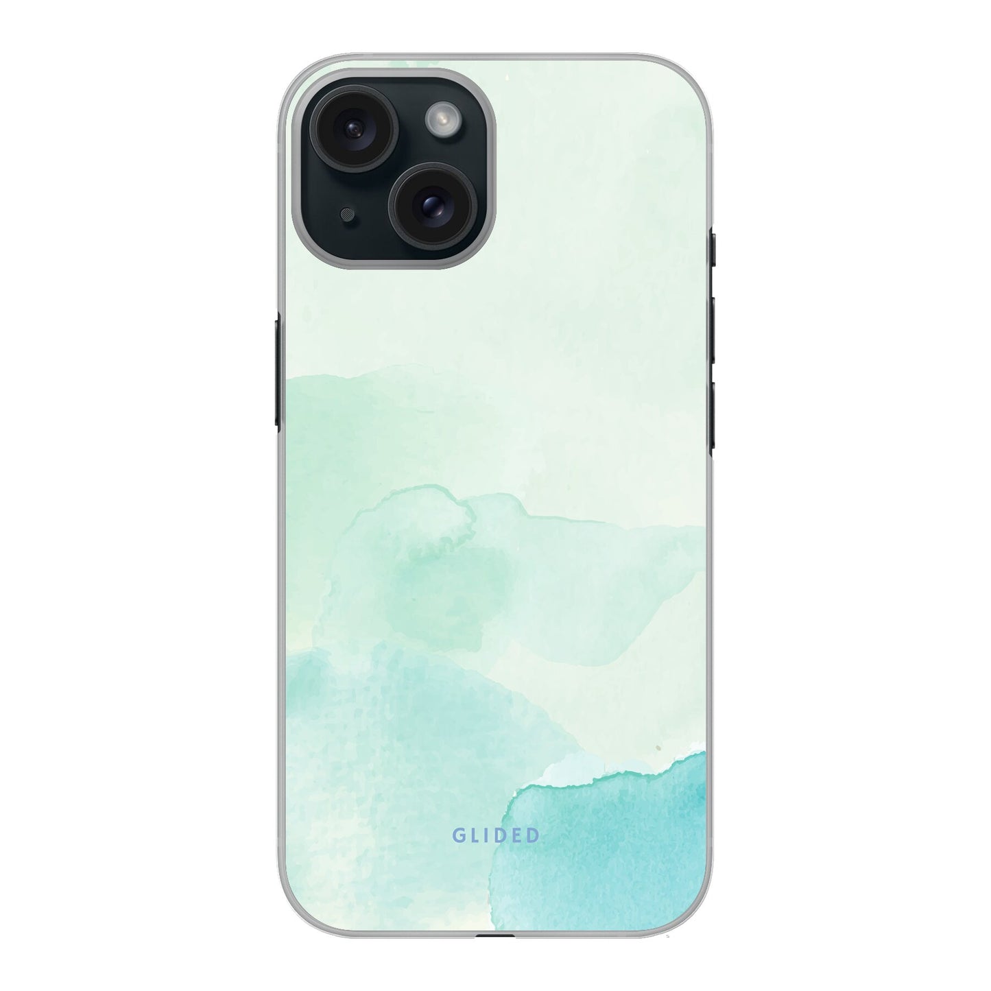 Turquoise Art - iPhone 15 Handyhülle Hard Case