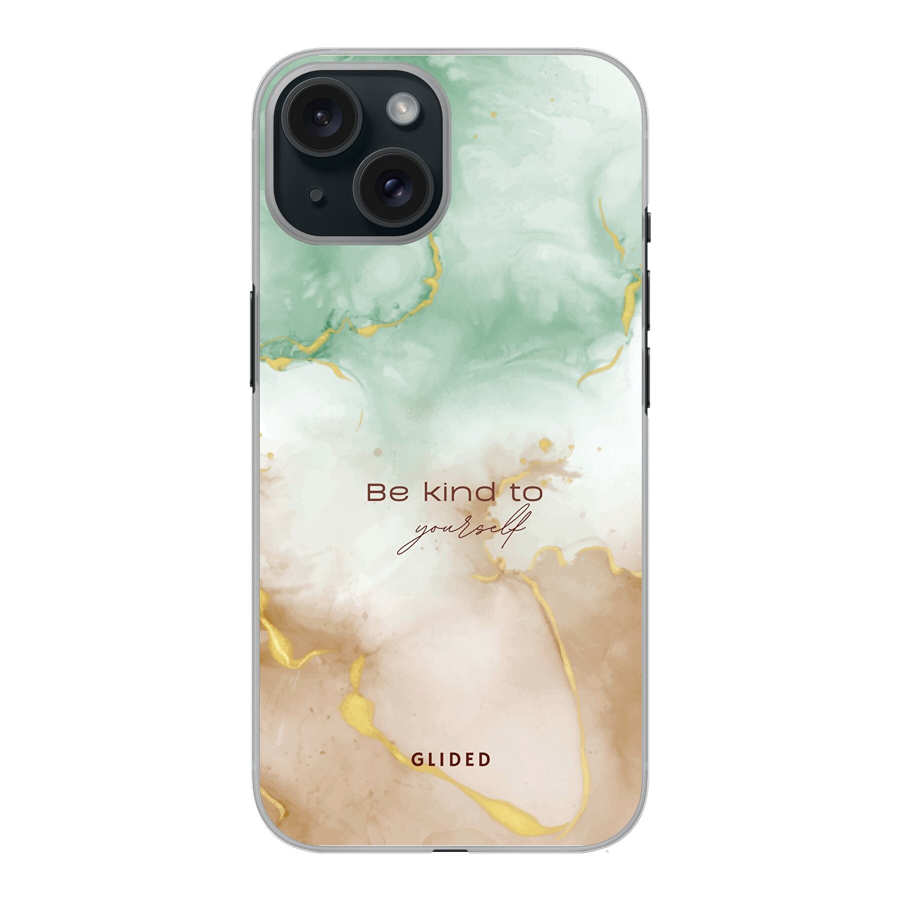 Kind to yourself - iPhone 15 Handyhülle Hard Case