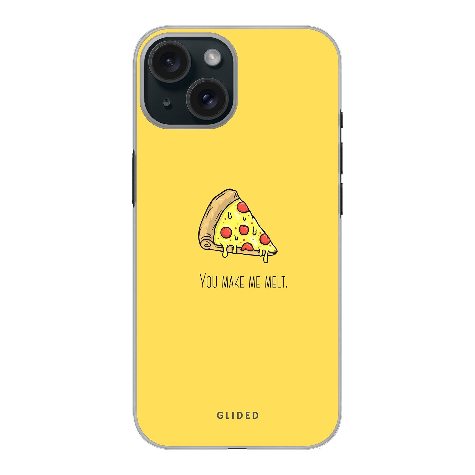 Flirty Pizza - iPhone 15 - Hard Case