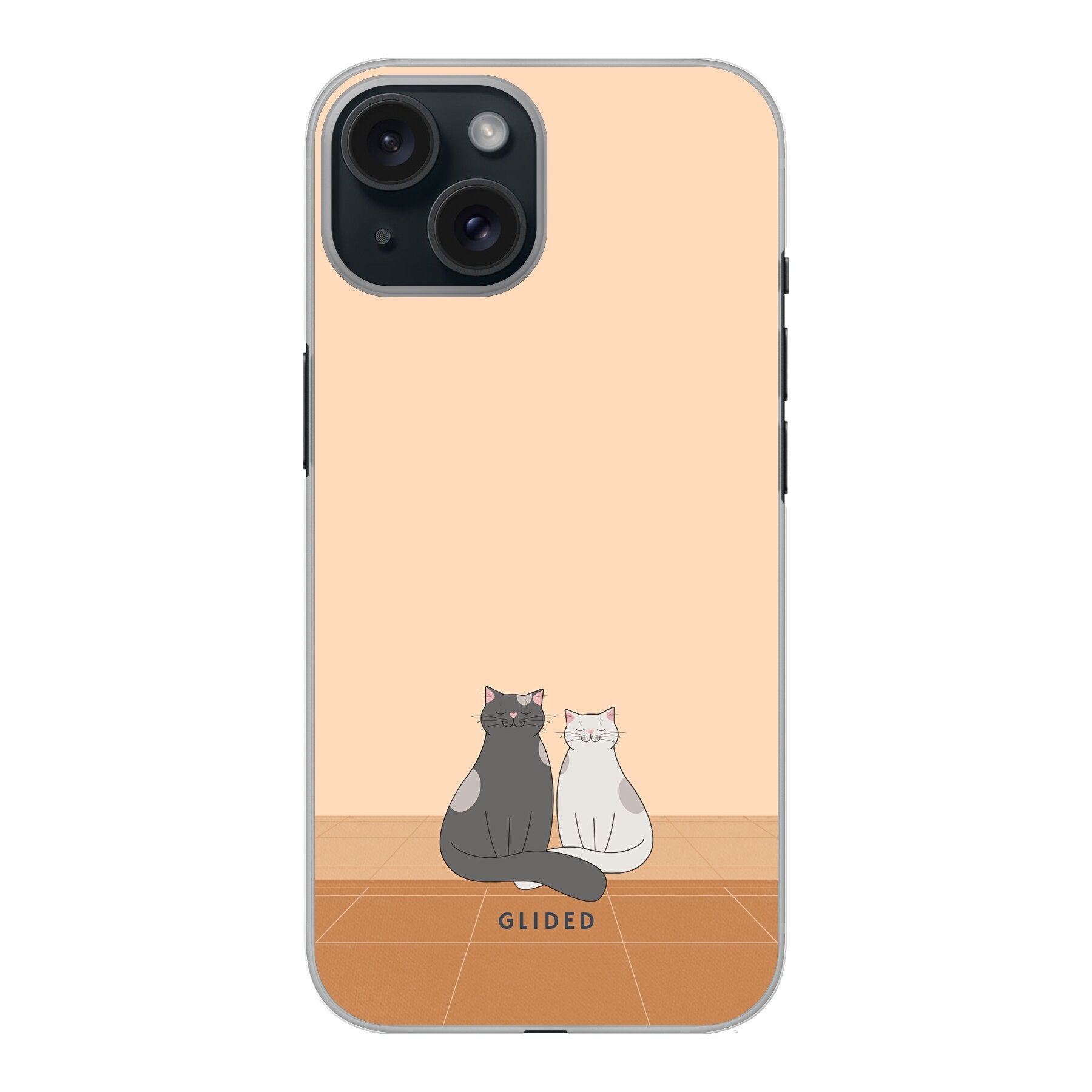 Catty Friends - iPhone 15 Handyhülle Hard Case