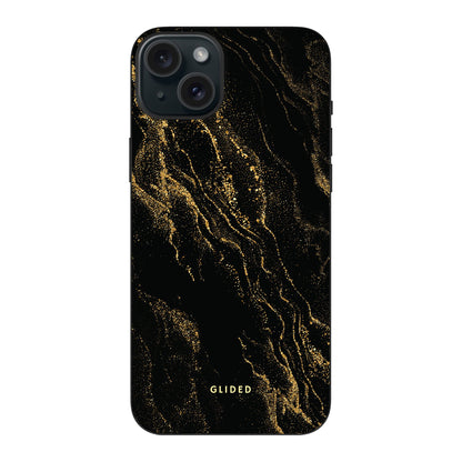 Black Marble - iPhone 15 Plus Handyhülle Biologisch Abbaubar