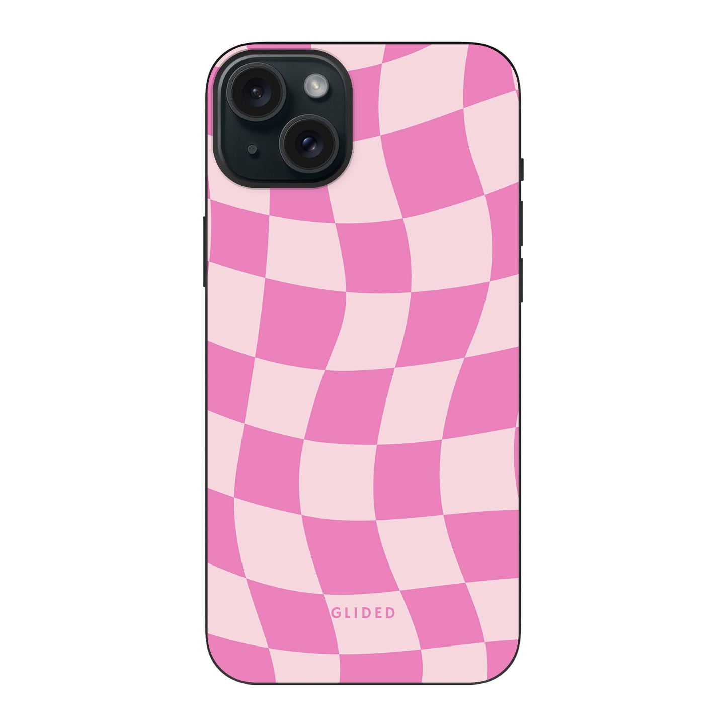 Pink Chess - iPhone 15 Plus Handyhülle Biologisch Abbaubar