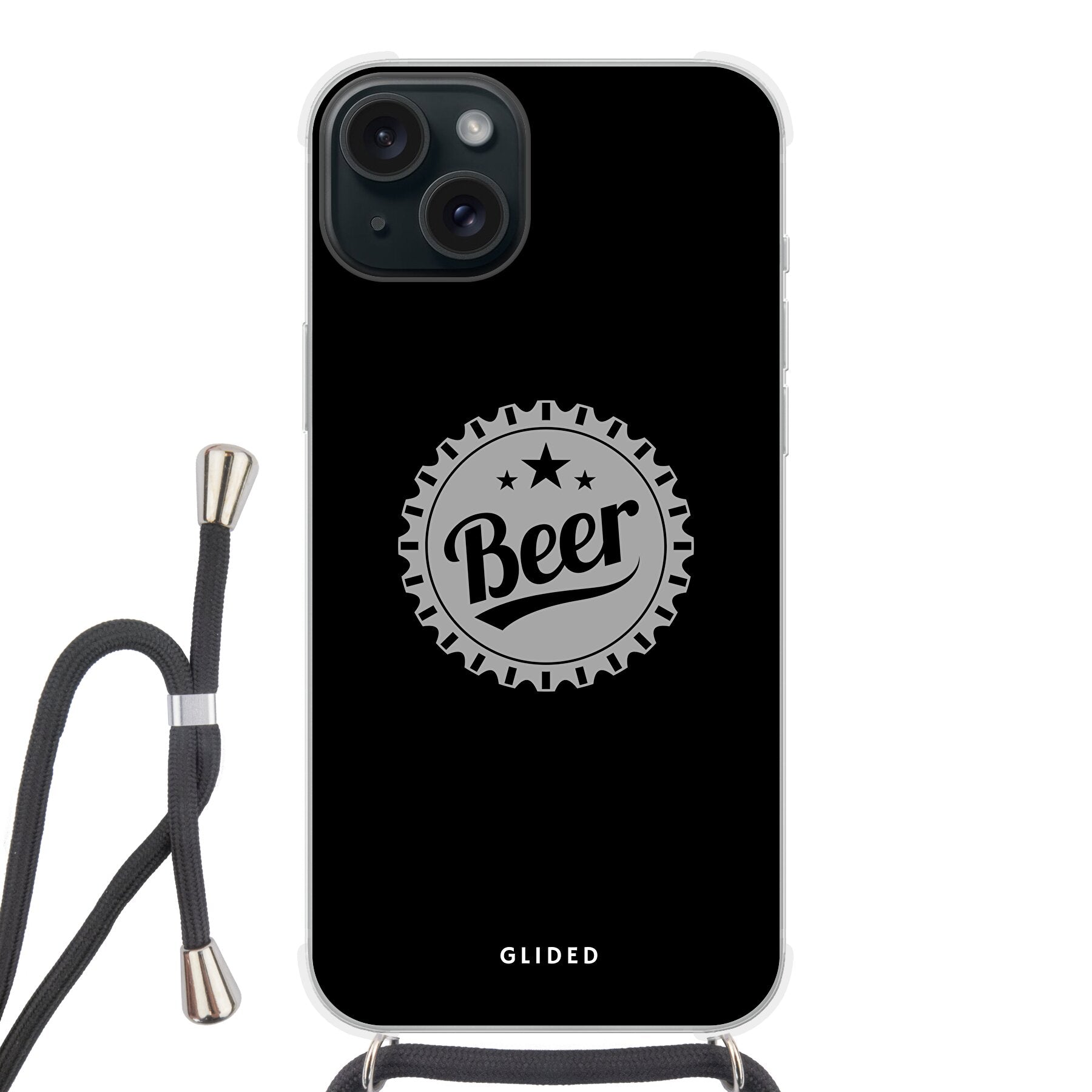 Cheers - iPhone 15 Plus - Crossbody case mit Band