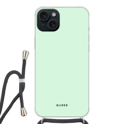 Mint Breeze - iPhone 15 Plus Handyhülle Crossbody case mit Band