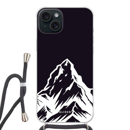 Alpine Adventure - iPhone 15 Plus - Crossbody case mit Band