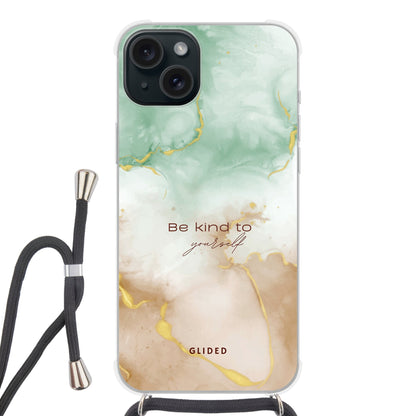 Kind to yourself - iPhone 15 Plus Handyhülle Crossbody case mit Band