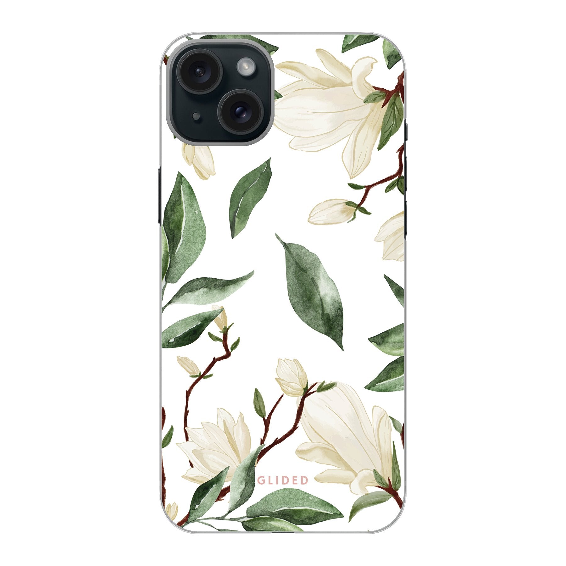 White Elegance - iPhone 15 Plus Handyhülle Hard Case