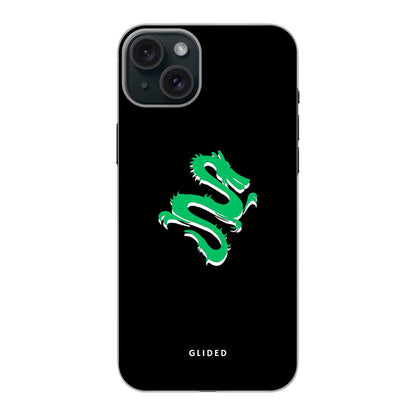 Emerald Dragon - iPhone 15 Plus Handyhülle Hard Case