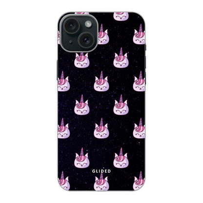 Unicorn Meow - iPhone 15 Plus Handyhülle Hard Case