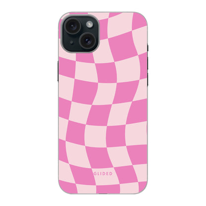 Pink Chess - iPhone 15 Plus Handyhülle Hard Case