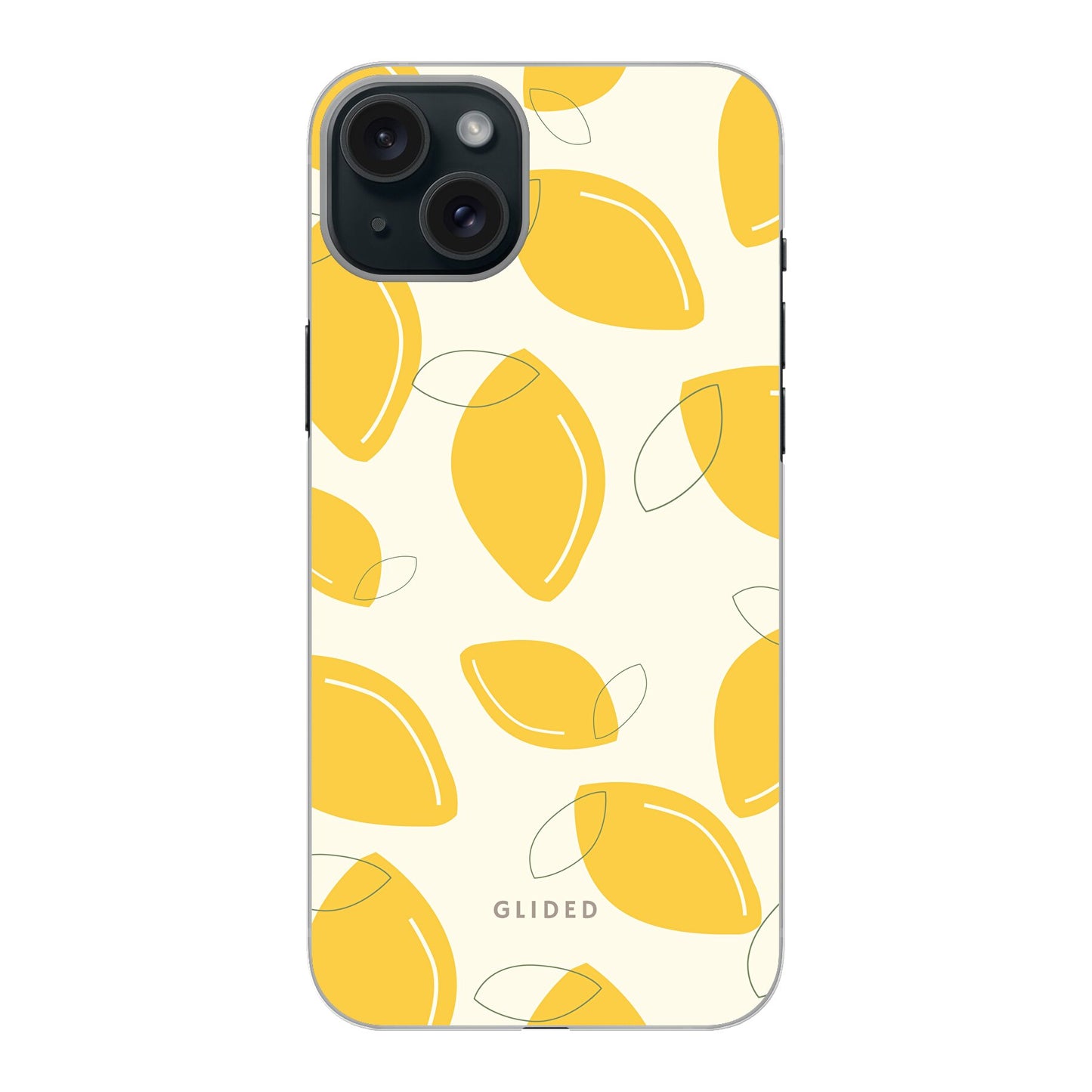 Abstract Lemon - iPhone 15 Plus - Hard Case