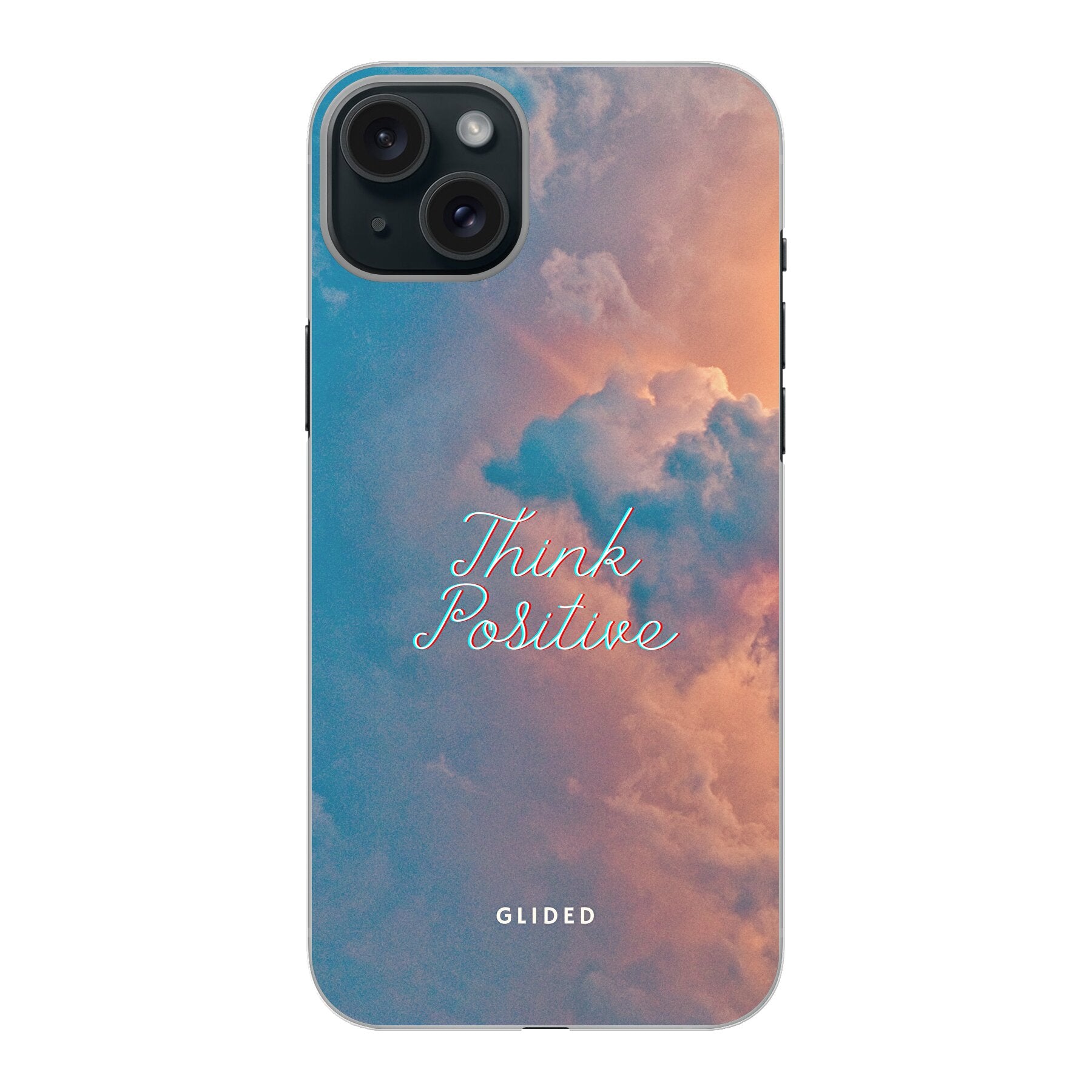 Think positive - iPhone 15 Plus Handyhülle Hard Case