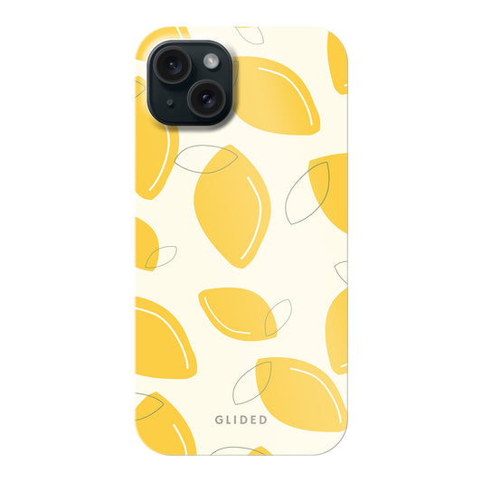Abstract Lemon - iPhone 15 Plus - Tough case