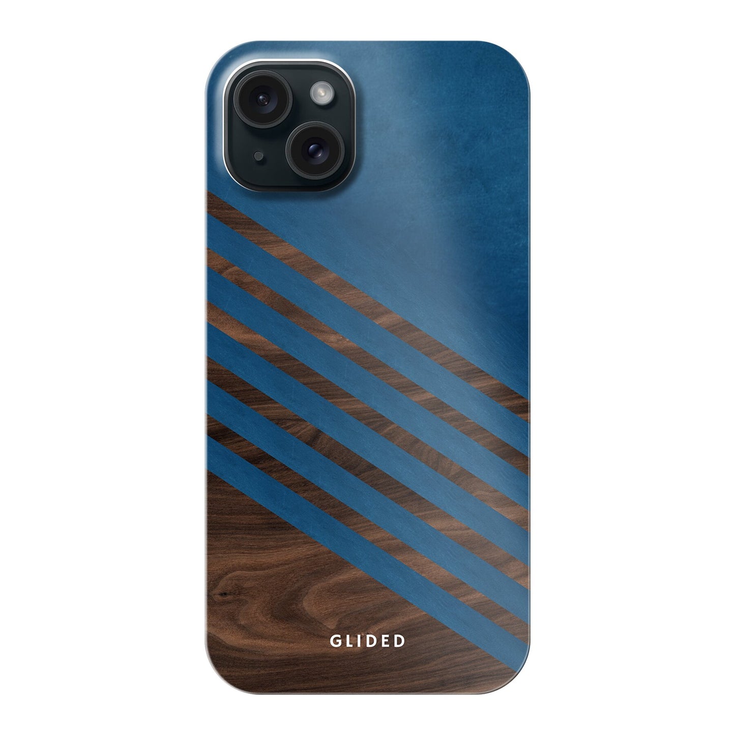 Blue Wood - iPhone 15 Plus Handyhülle Tough case