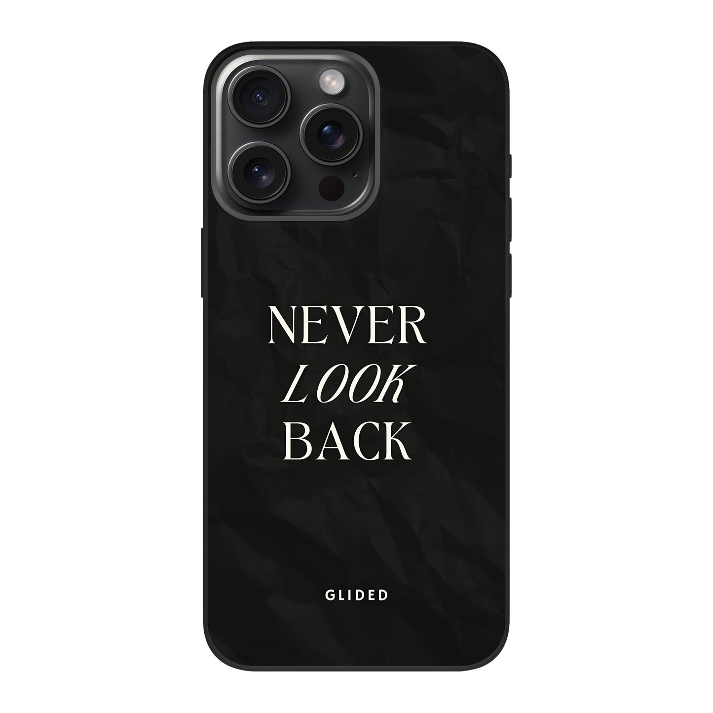 Never Back - iPhone 15 Pro Handyhülle Biologisch Abbaubar