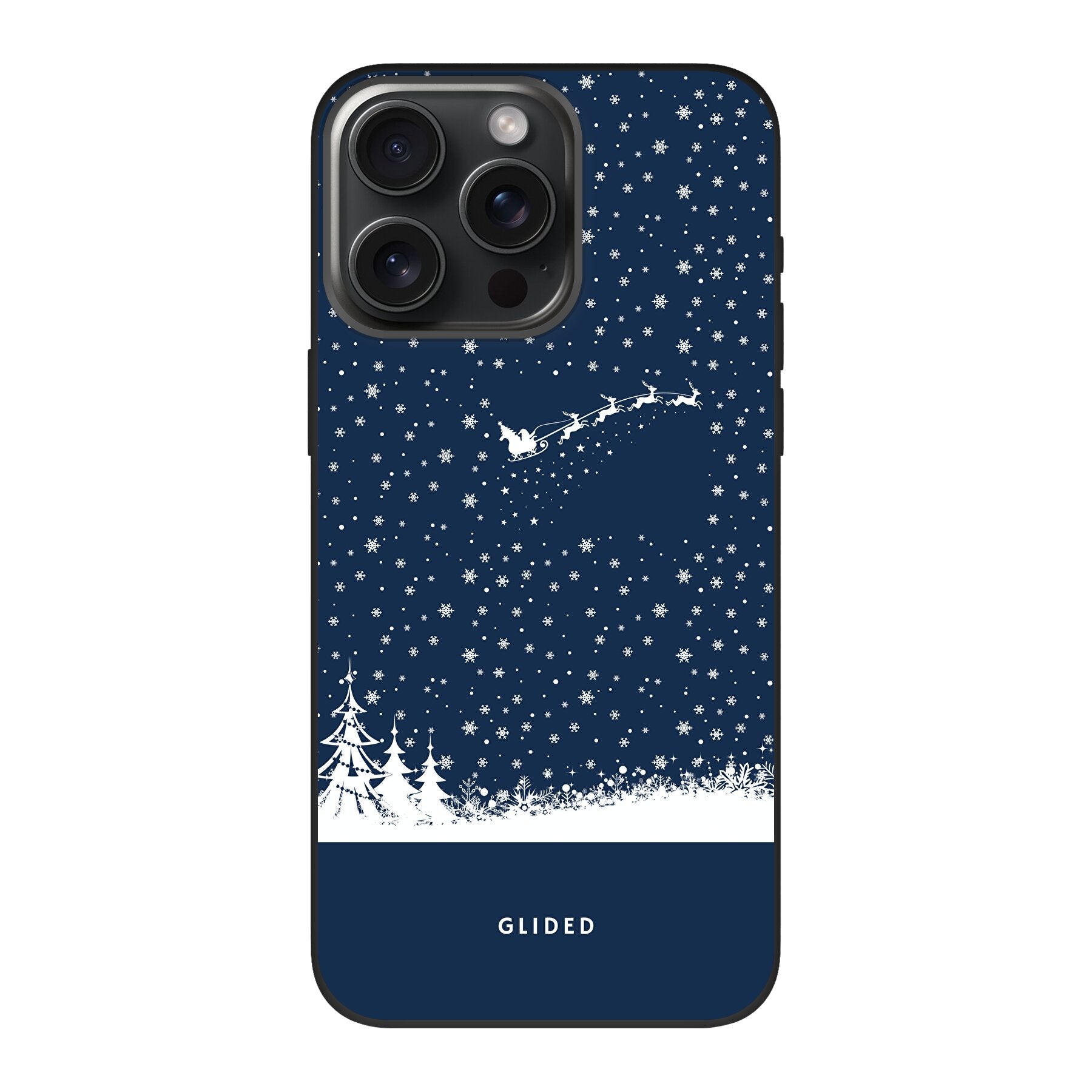 Flying Santa - iPhone 15 Pro Handyhülle Biologisch Abbaubar