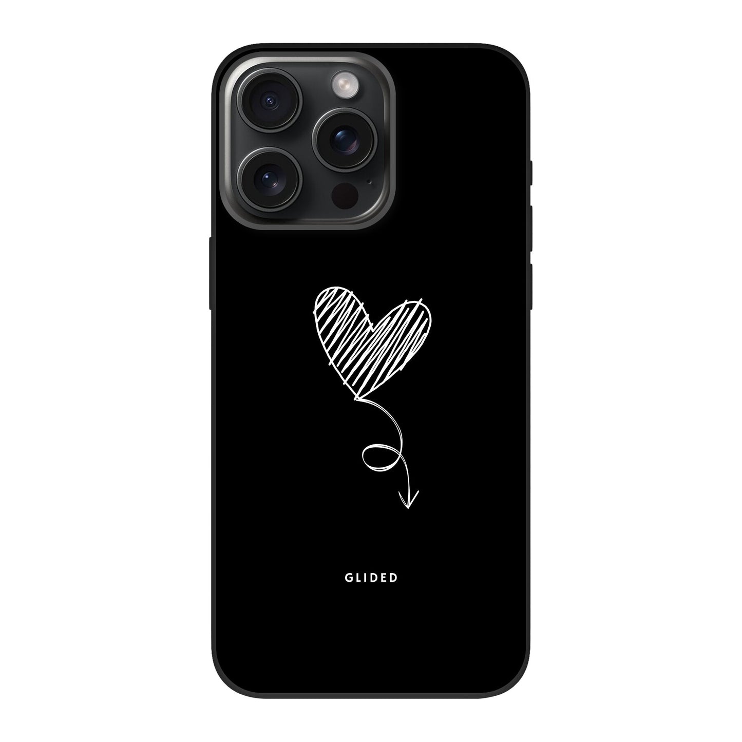 Dark Heart - iPhone 15 Pro Handyhülle Biologisch Abbaubar