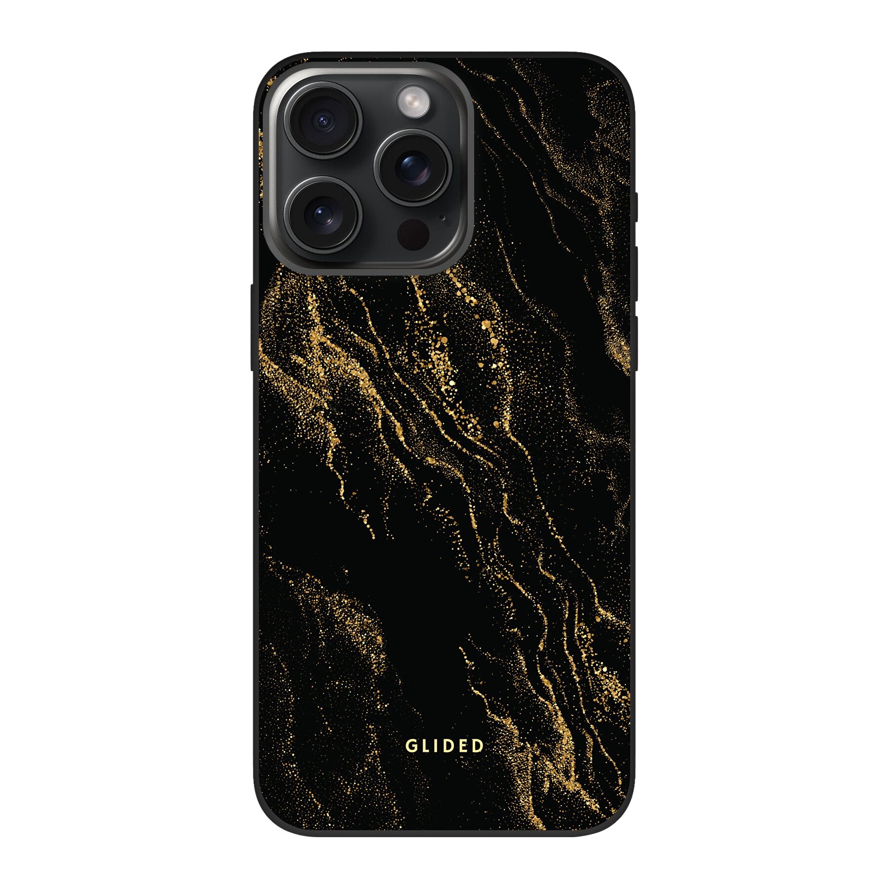 Black Marble - iPhone 15 Pro Handyhülle Biologisch Abbaubar