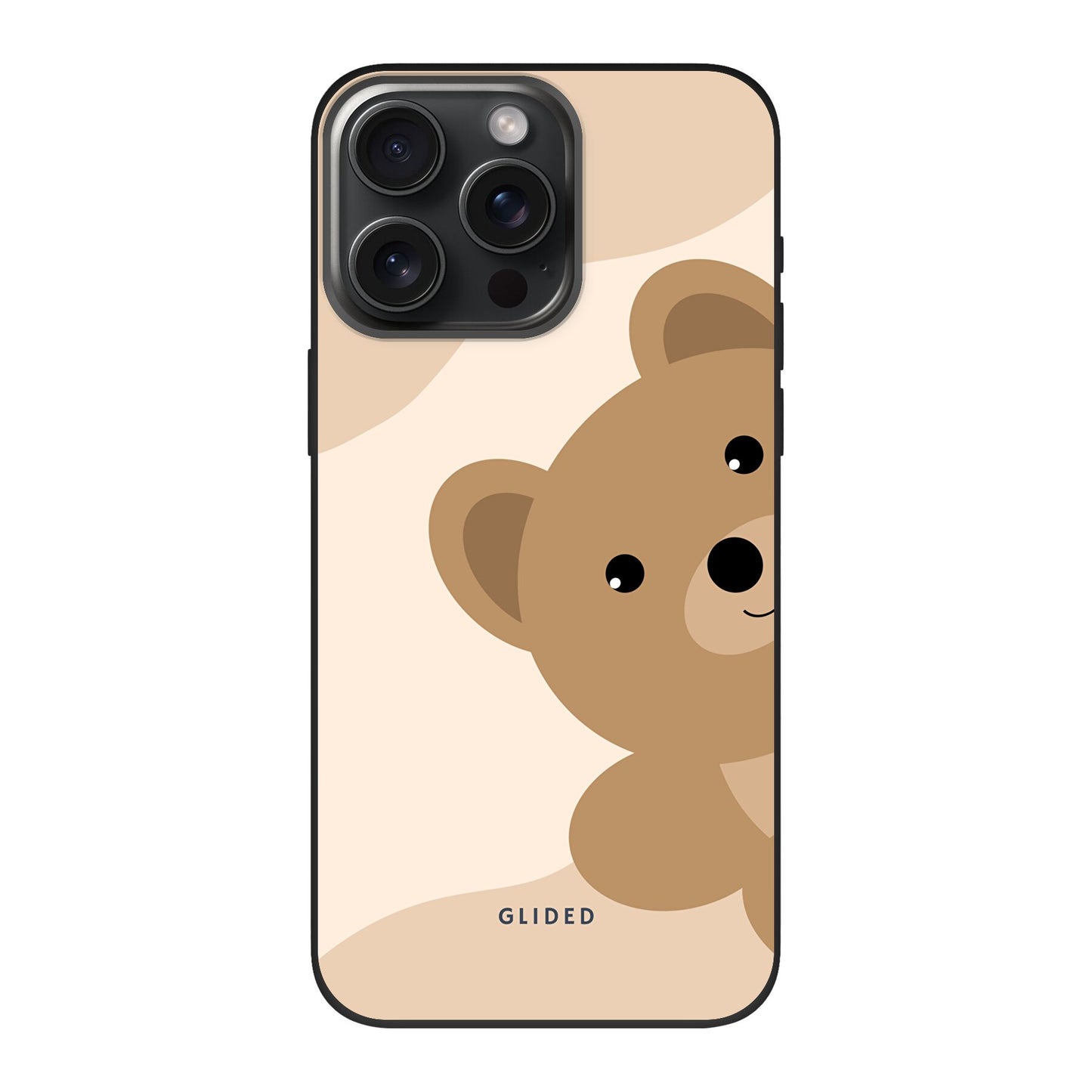 BearLove Left - iPhone 15 Pro Handyhülle Biologisch Abbaubar