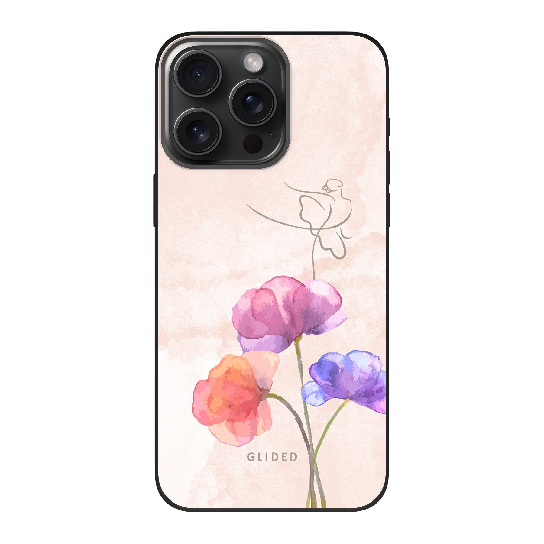 Blossom - iPhone 15 Pro Handyhülle Biologisch Abbaubar