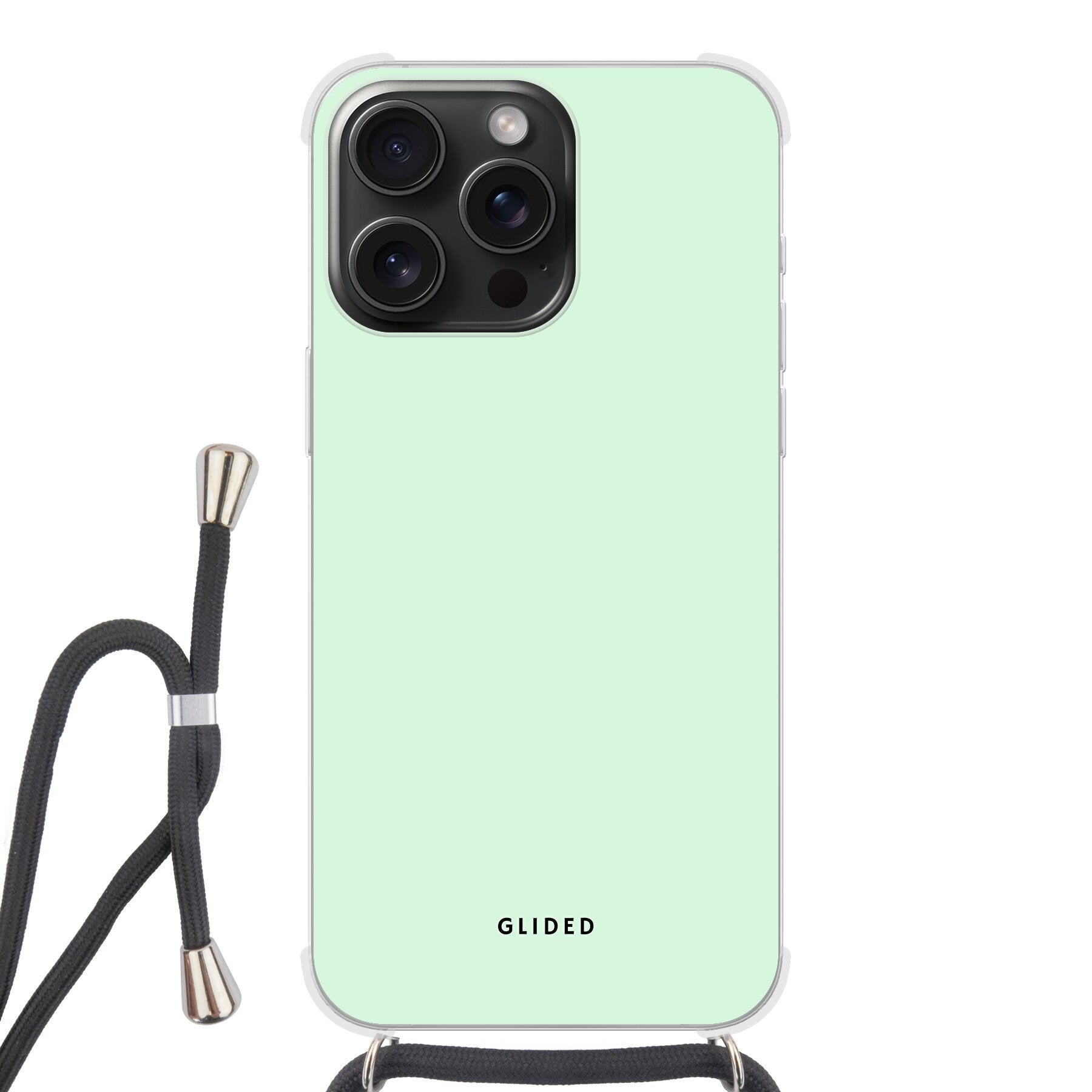 Mint Breeze - iPhone 15 Pro Handyhülle Crossbody case mit Band