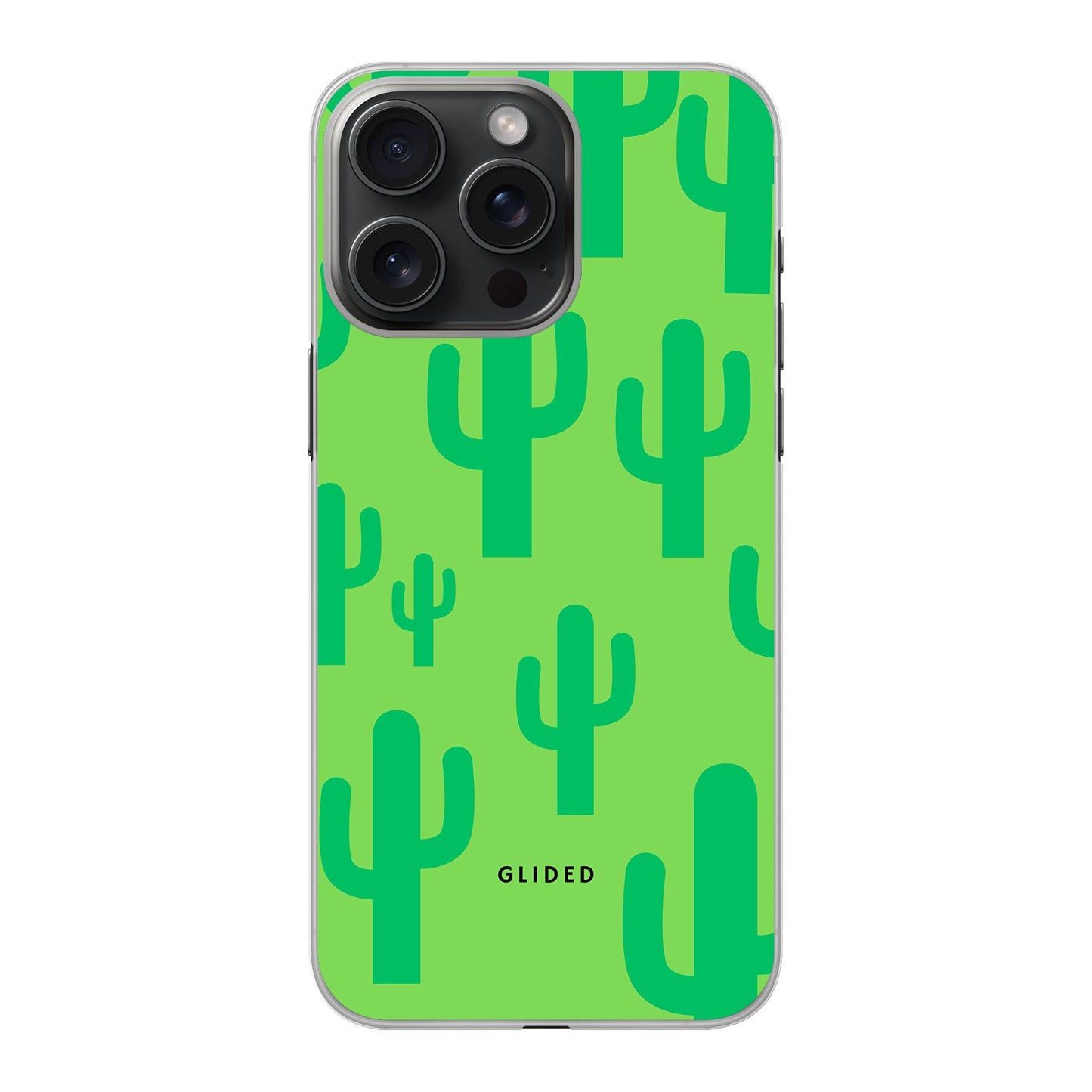 Cactus Spikes - iPhone 15 Pro - Hard Case