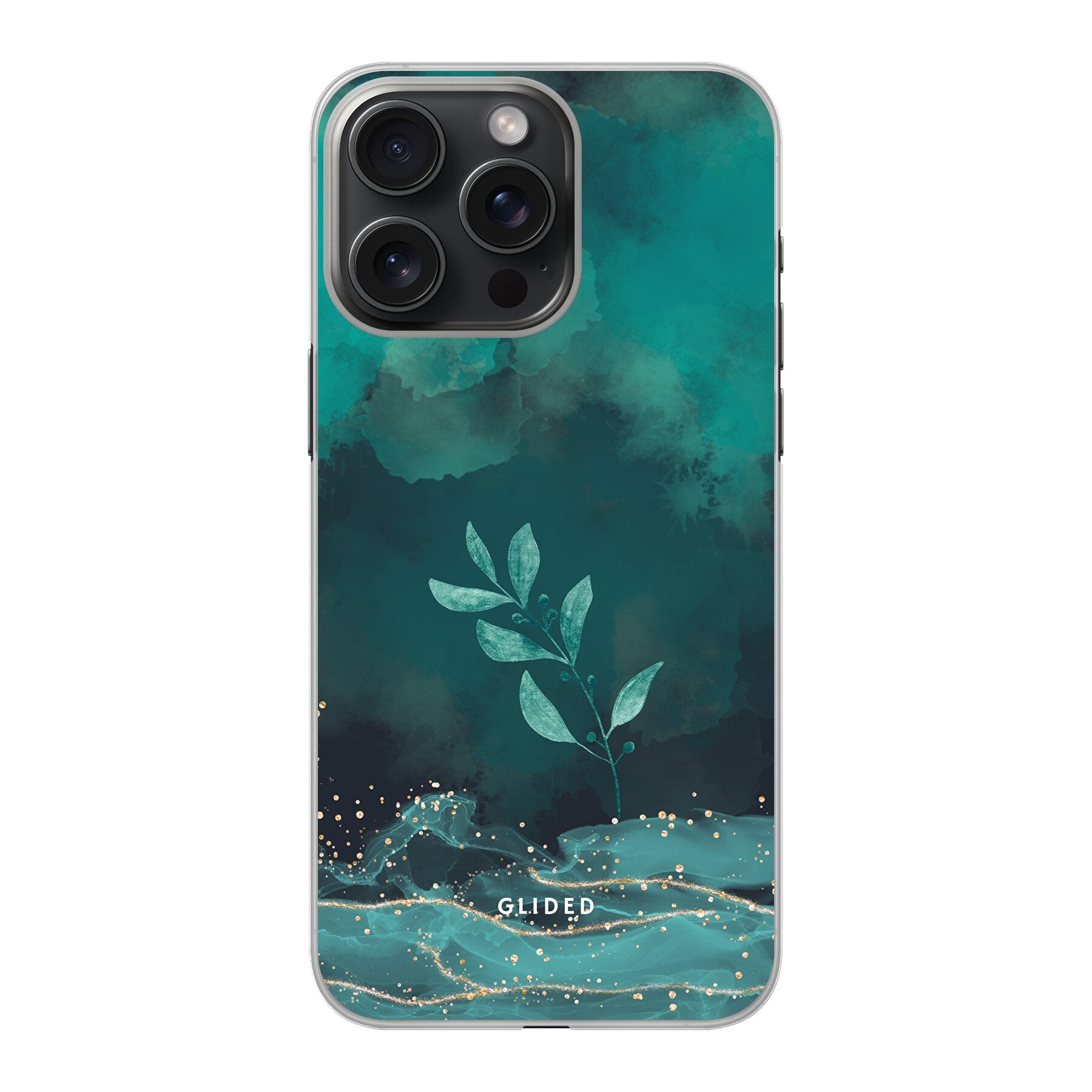 Mystic Bloom - iPhone 15 Pro Handyhülle Hard Case