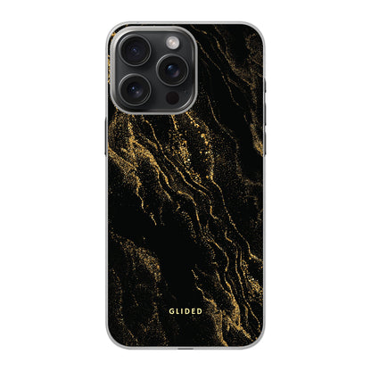 Black Marble - iPhone 15 Pro Handyhülle Hard Case