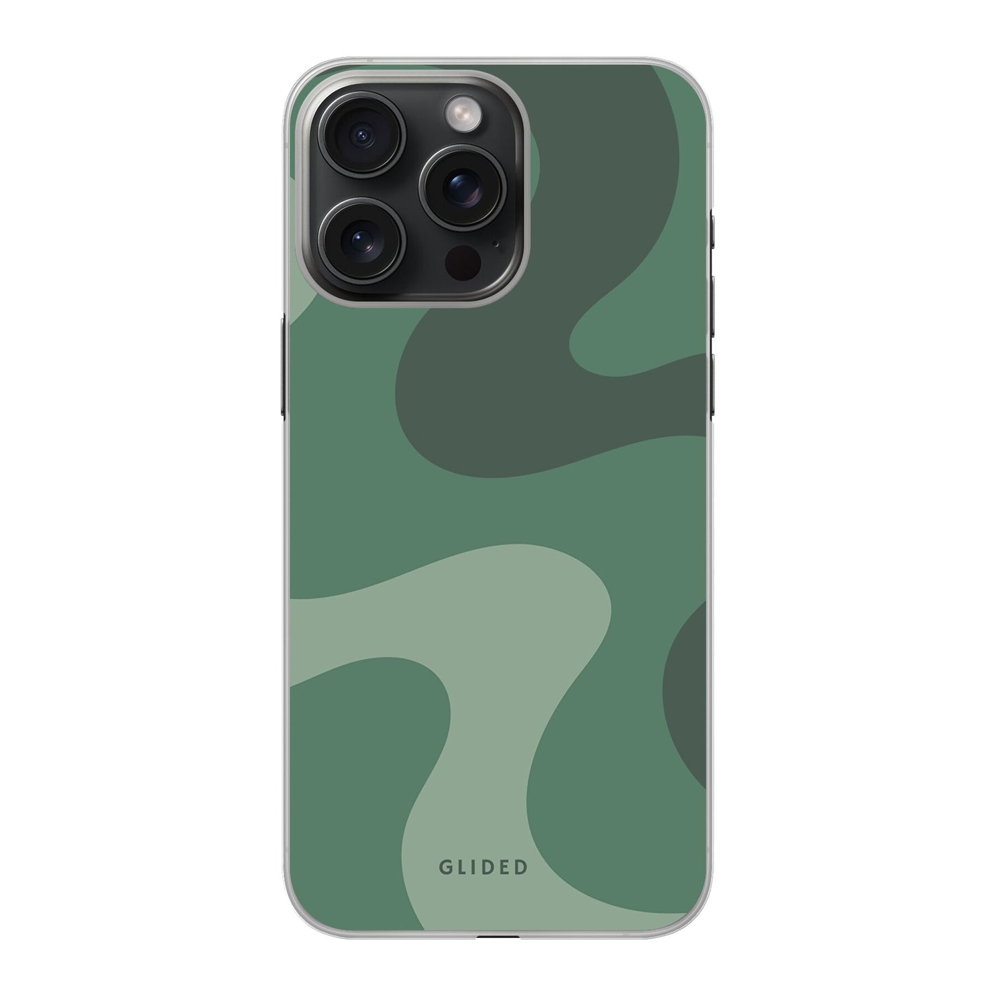 Green Wave - iPhone 15 Pro Handyhülle Hard Case