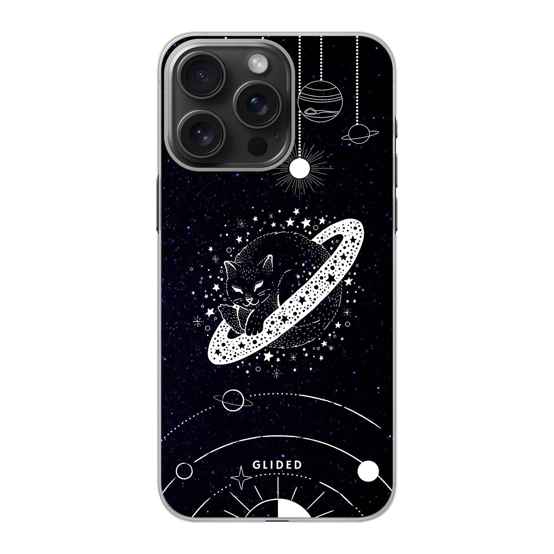 Astro Whiskers - iPhone 15 Pro Handyhülle Hard Case