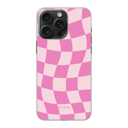 Pink Chess - iPhone 15 Pro Handyhülle Hard Case