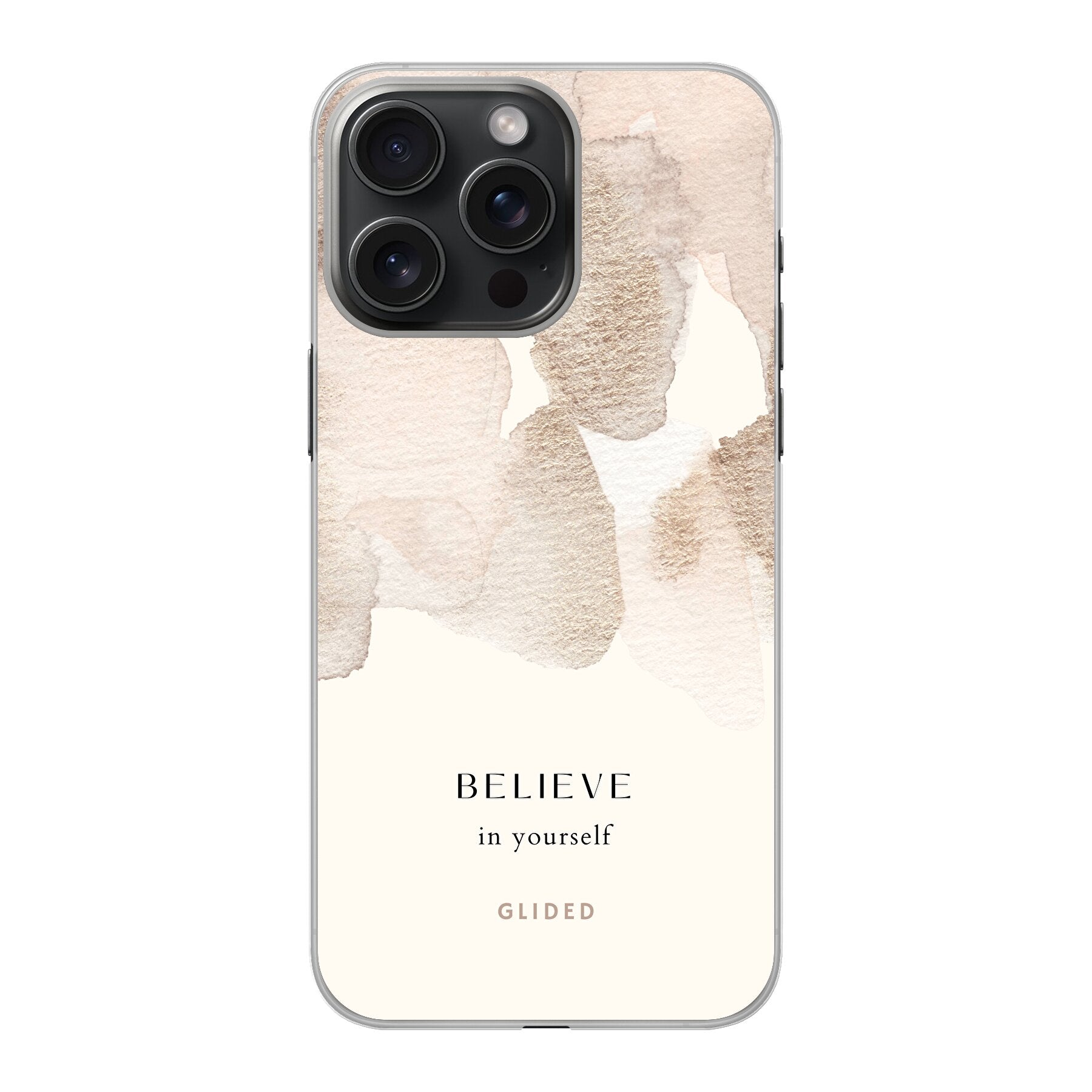 Believe in yourself - iPhone 15 Pro Handyhülle Hard Case