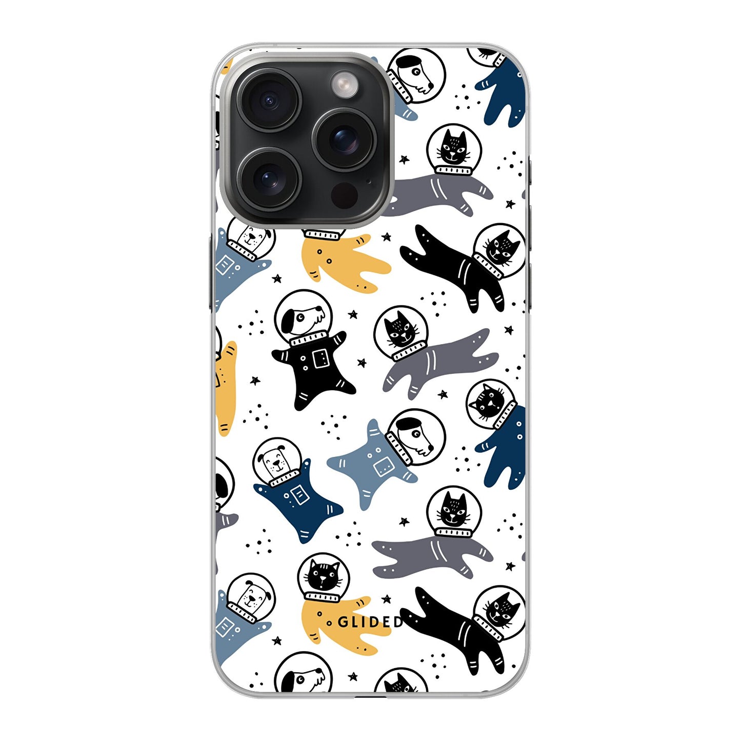 Paws Space - iPhone 15 Pro Handyhülle Hard Case