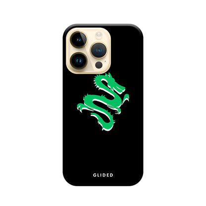 Emerald Dragon - iPhone 15 Pro Handyhülle MagSafe Tough case