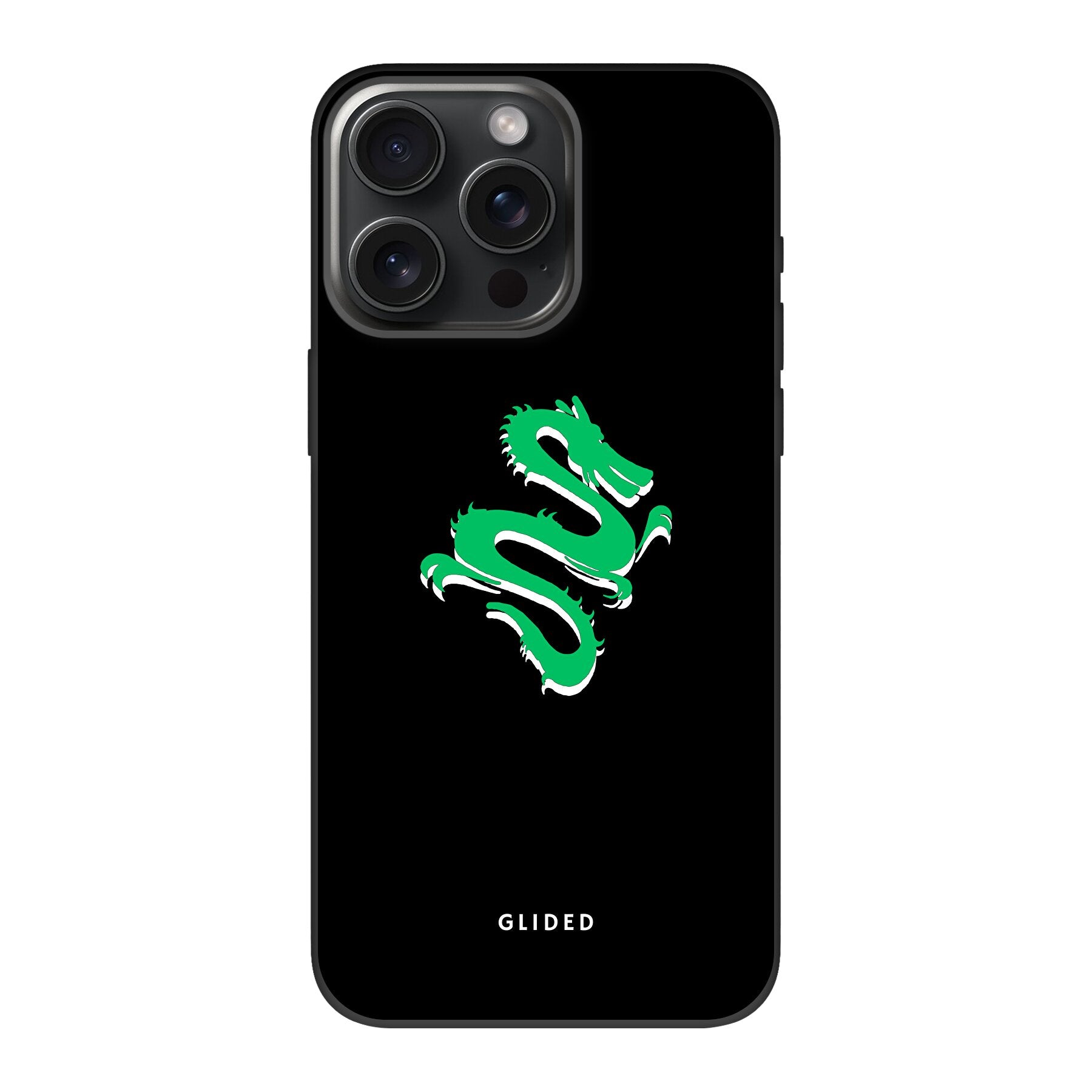 Emerald Dragon - iPhone 15 Pro Max Handyhülle Biologisch Abbaubar