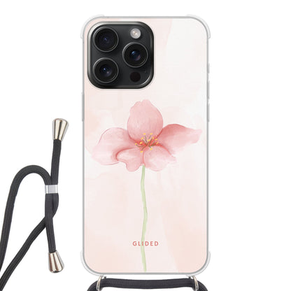 Pastel Flower - iPhone 15 Pro Max Handyhülle Crossbody case mit Band