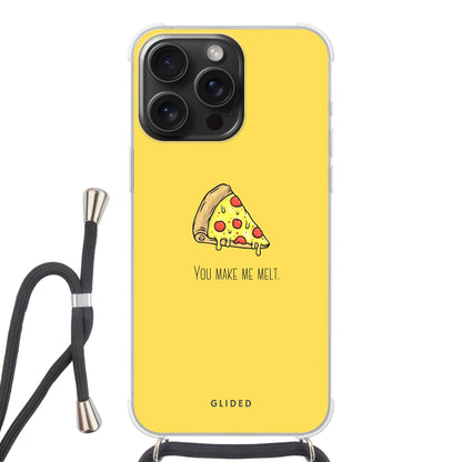 Flirty Pizza - iPhone 15 Pro Max - Crossbody case mit Band