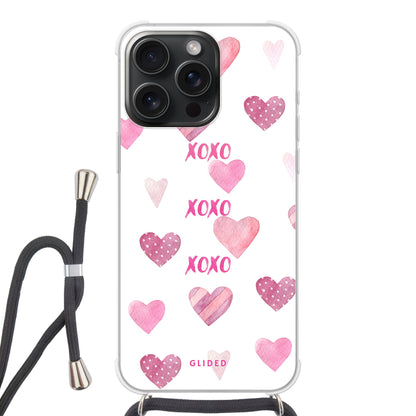 Xoxo - iPhone 15 Pro Max - Crossbody case mit Band