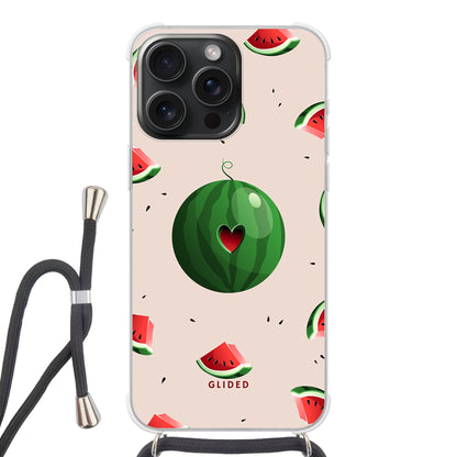 TastyLove - iPhone 15 Pro Max Handyhülle Crossbody case mit Band