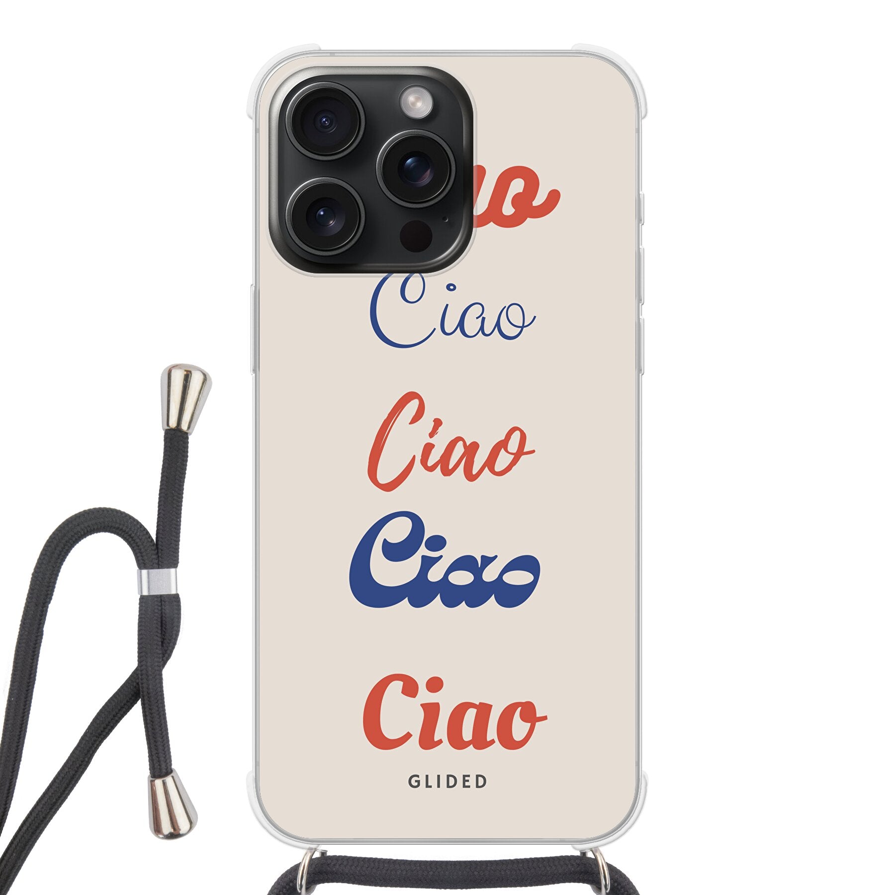 Ciao - iPhone 15 Pro Max - Crossbody case mit Band