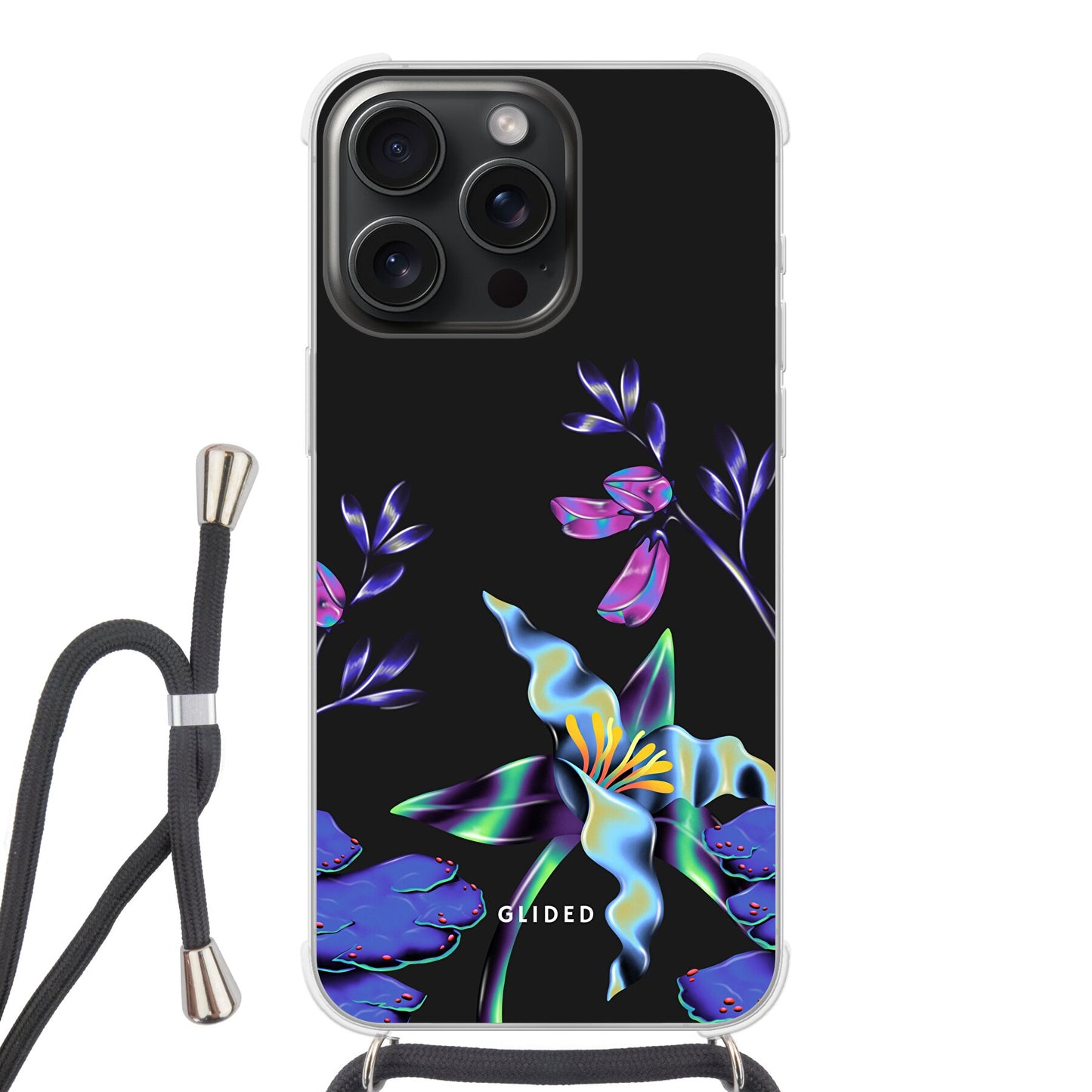 Special Flower - iPhone 15 Pro Max Handyhülle Crossbody case mit Band