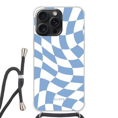 Blue Chess - iPhone 15 Pro Max Handyhülle Crossbody case mit Band