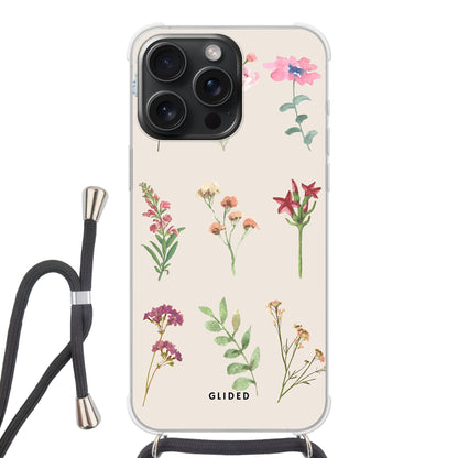 Botanical Garden - iPhone 15 Pro Max - Crossbody case mit Band