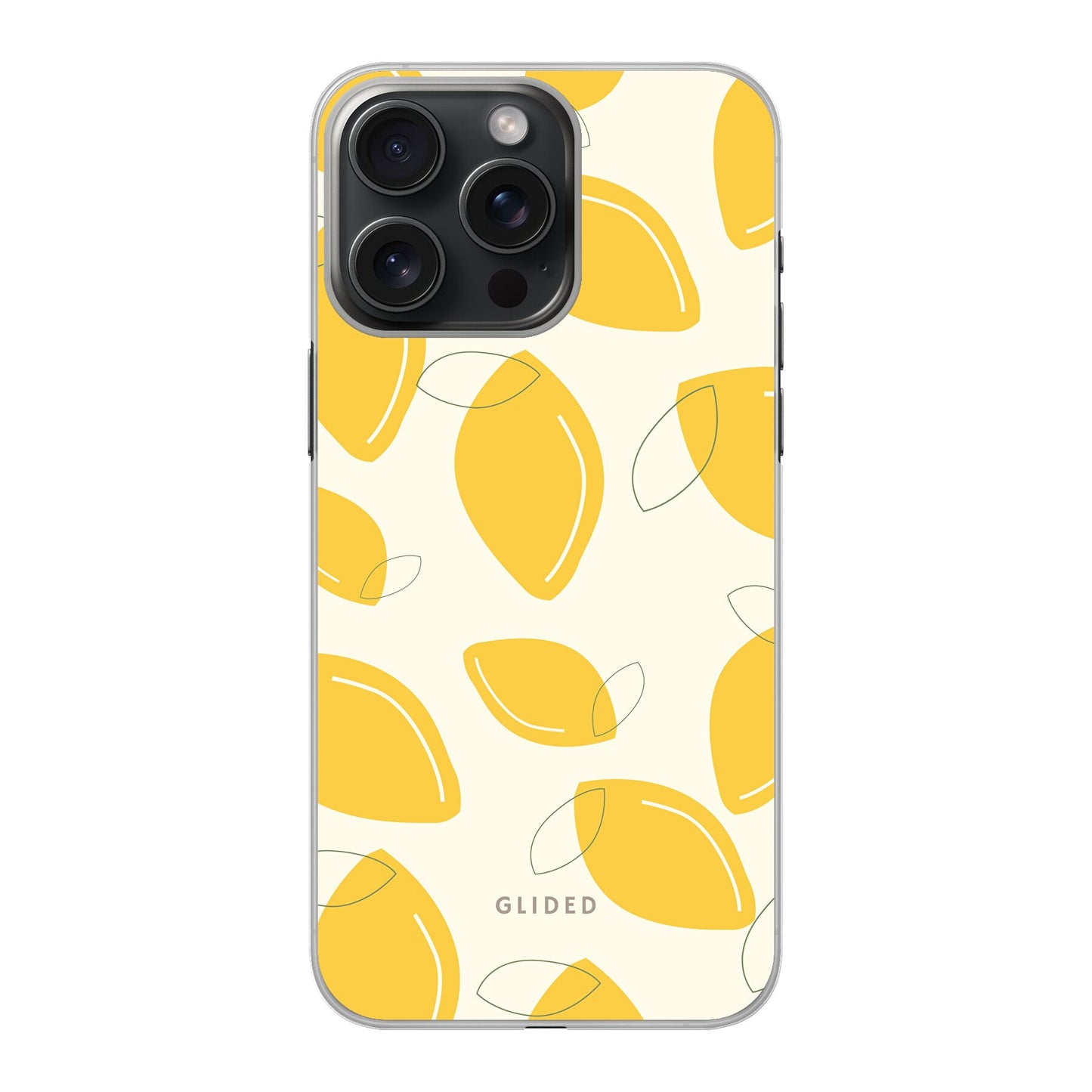 Abstract Lemon - iPhone 15 Pro Max - Hard Case