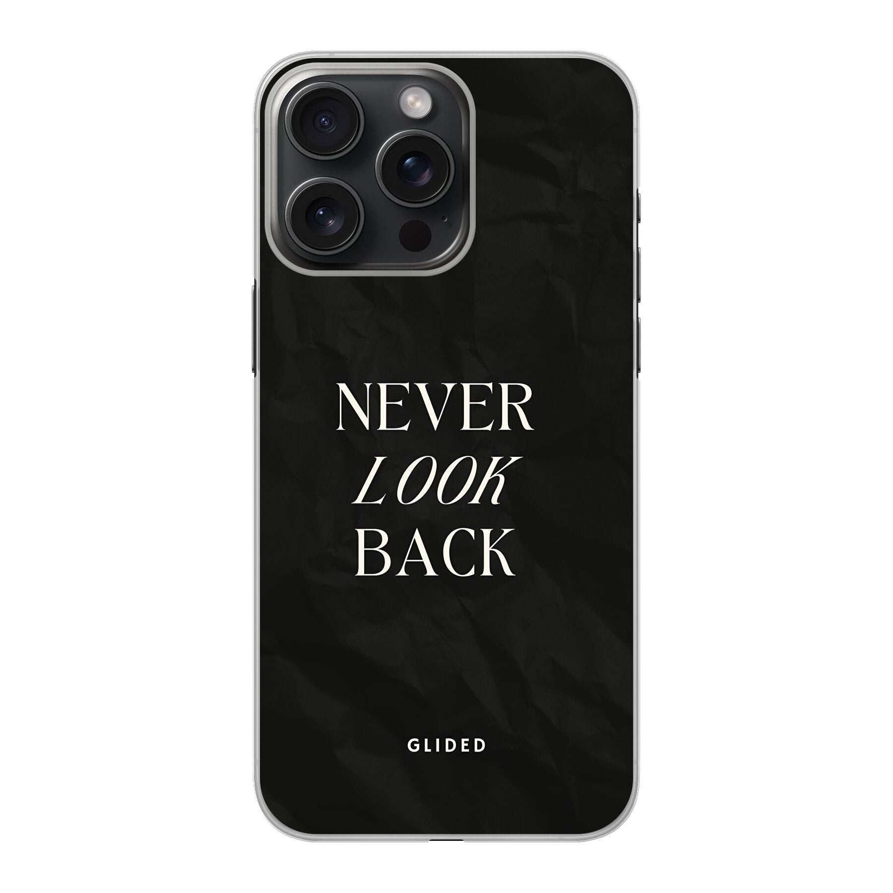 Never Back - iPhone 15 Pro Max Handyhülle Hard Case