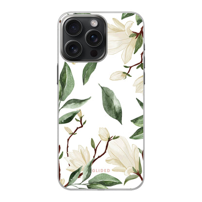 White Elegance - iPhone 15 Pro Max Handyhülle Hard Case