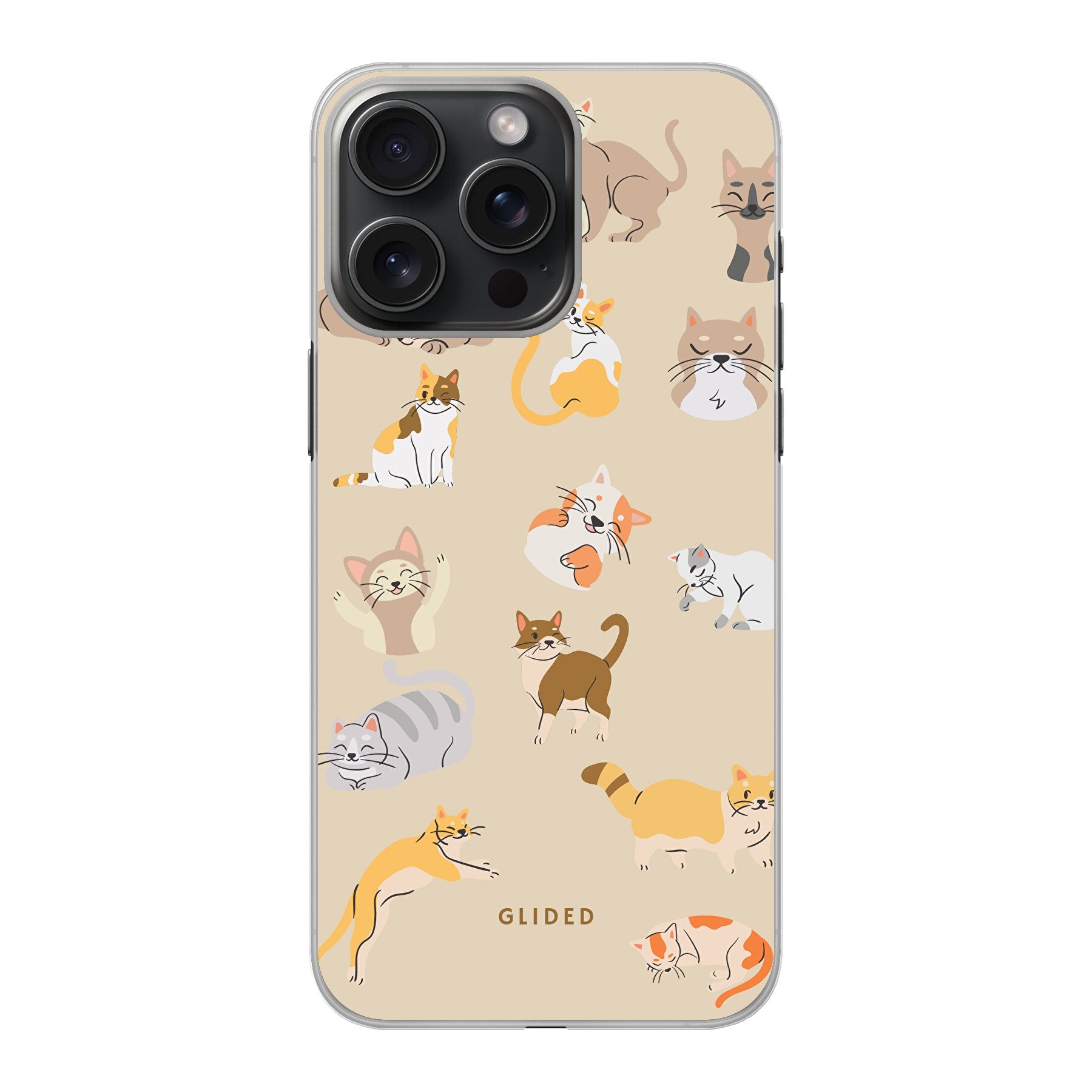 Meow - iPhone 15 Pro Max Handyhülle Hard Case