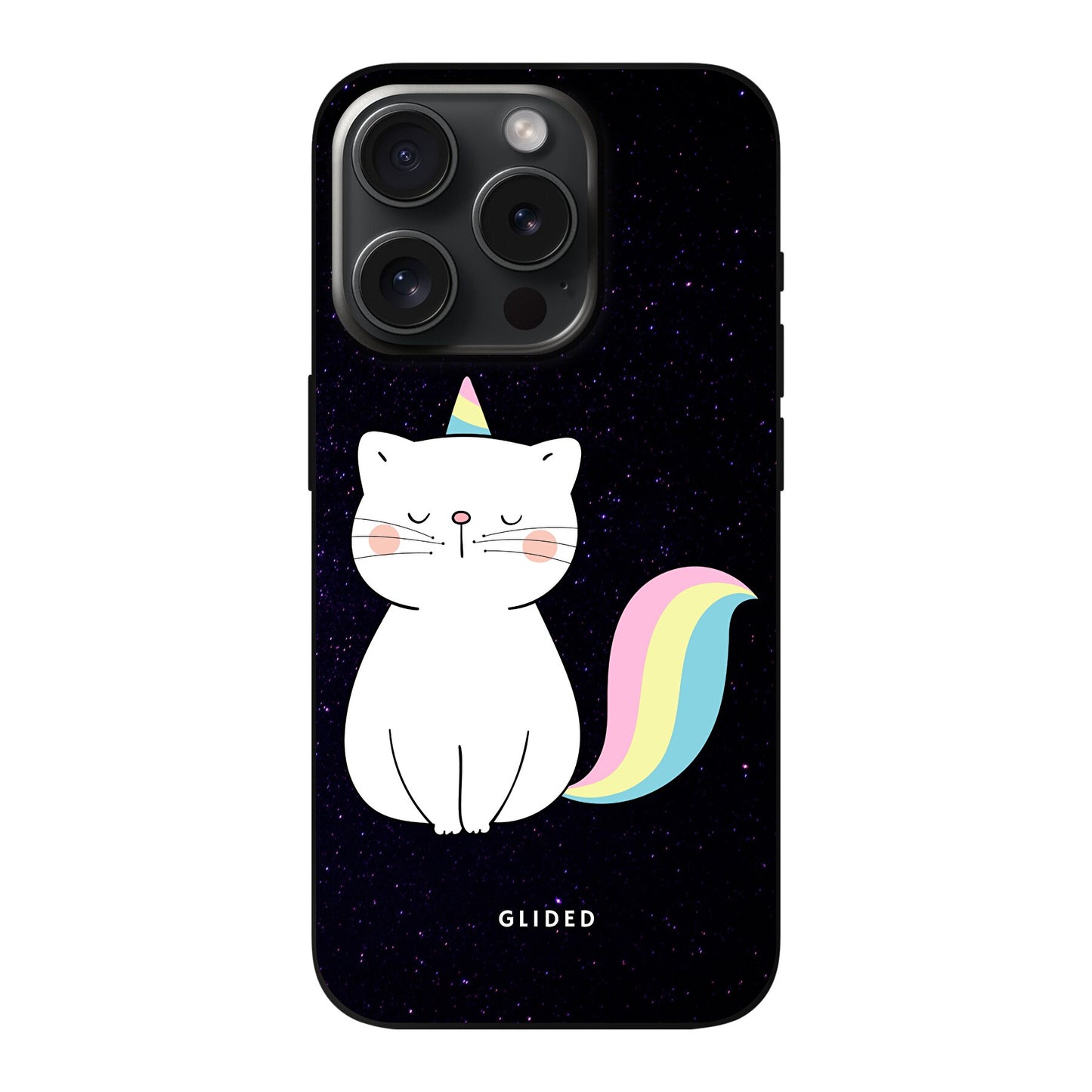 Unicorn Cat - iPhone 15 Pro Handyhülle Soft case