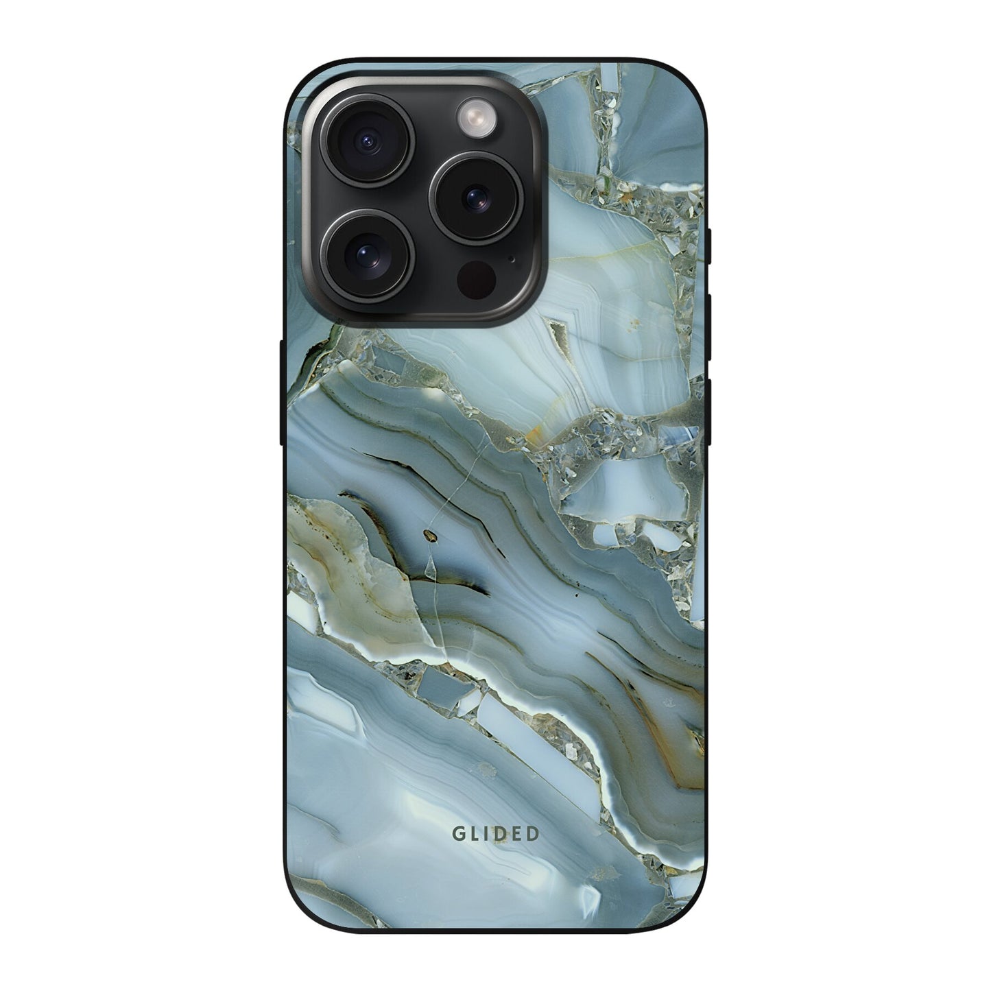 Green Marble - iPhone 15 Pro Handyhülle Soft case