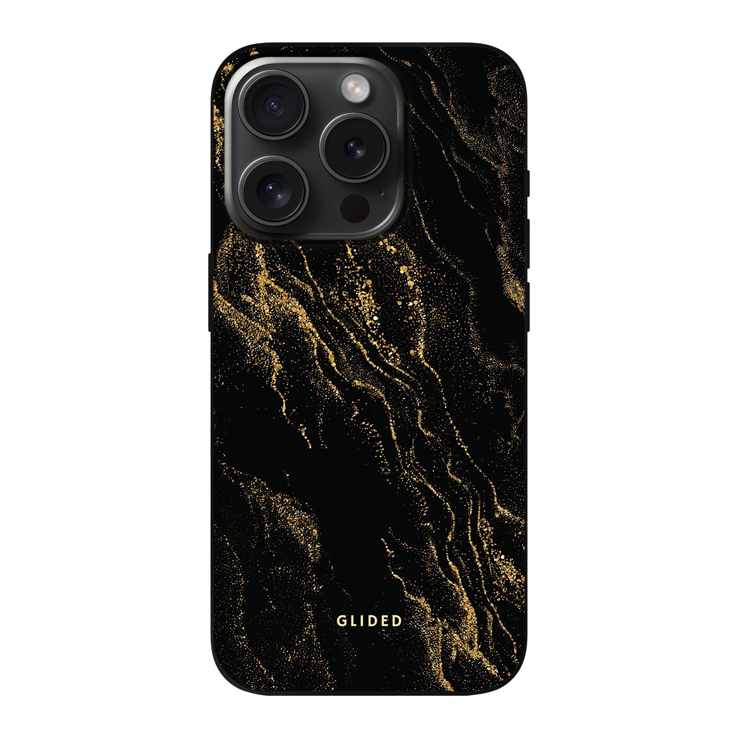 Black Marble - iPhone 15 Pro Handyhülle Soft case